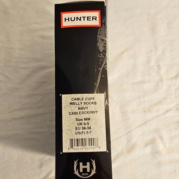 Hunter Boot Liner Navy size 5-7 - Picture 3 of 5